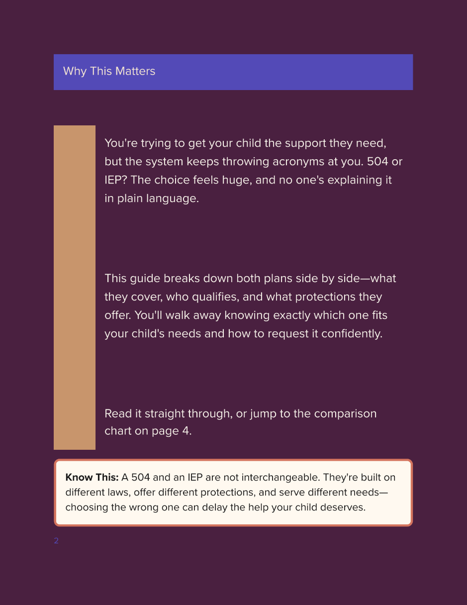 Which One Does Your Child Actually Need: 504 or IEP? - Image 3