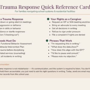 Trauma Responses, Decoded in One Glance